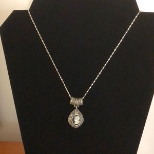 Cameo & Marcasite Pendant